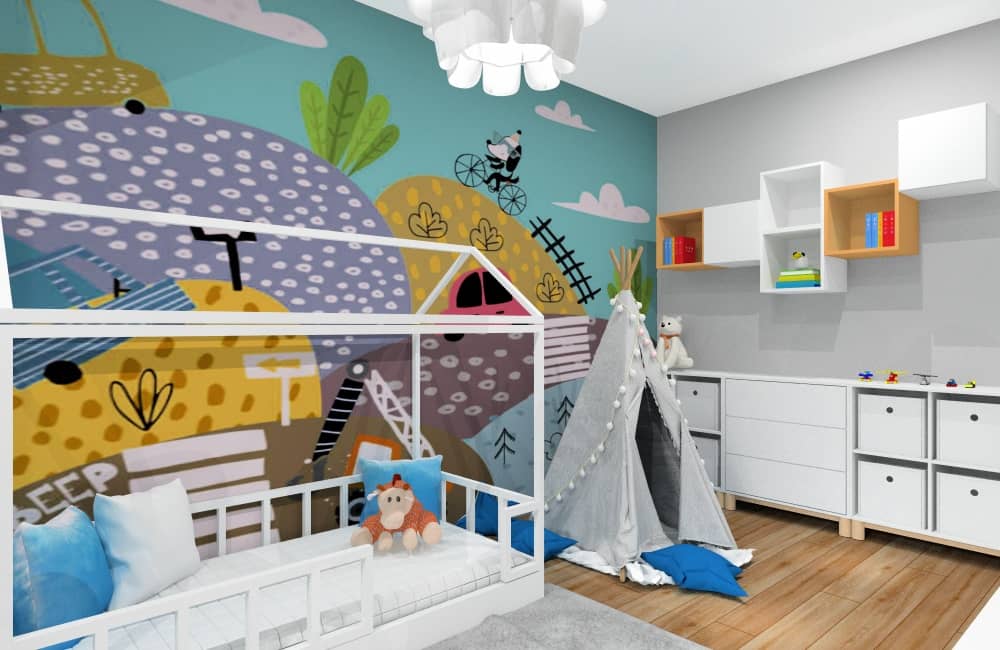 Pokój dla dziecka, chłopca, fototapeta